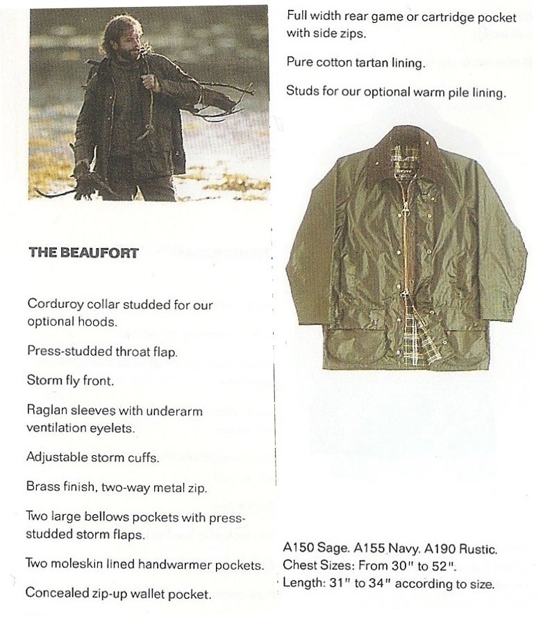 barbour モデル紹介 bedale beaufort border